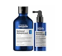 Serioxyl Advanced Purifier & Bodifier shampoo for thinning hair 300ml and Serioxyl Advanced Denser Hair Serum for thinning hair 90ml Duo L'Oreal Professionnel Clear One Size