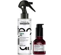 L'Oréal Professionnel: Tecni Art Pli Thermo modelling Hair Styling Spray & Vitamino Spectrum Glass Shine Serum, Anti-Frizz