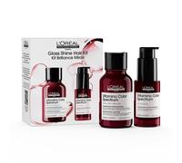 L'Oréal Professionnel Vitamino Color Spectrum Mini Gift Set Shampoo & Glass Shine Hair Serum, for Coloured Hair, 100ml, 30ml