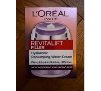 New L'Oreal Revitalift Filler Plumping Water-Cream Micro-Epidermic Hyaluronic Acid
