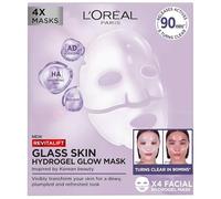 L'Oreal Revitalift Glass Skin Hydrogel Glow Mask 4 Masks