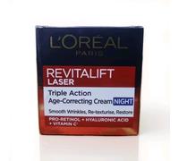Loreal REVITALIFT LASER Triple Action anti-aging Night cream, Age 40+ 50ml