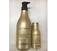 Loreal Serie Expert Gold Quinoa Absolut Repair Shampoo 500 ML + Free 100ml