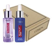L'Oréal Skin Expert Hyaluronic Acid & Retinol Serum Duo Set, Day To Night Serum Gift Set, 2 x 30 ml