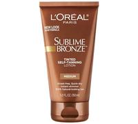 L'Oreal SUBLIME BRONZE Tinted Self-Tanning Lotion Medium Natural Tan 5 oz