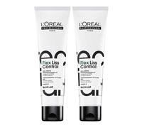 L'Oreal Tecni Art Flex Liss Control Smooth Gel Cream 150 ml x2 Pack Anti-Frizz