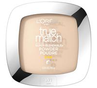 L'Oreal True Match Super-Blendable Powder, W1 Porcelain, Natural Finish, Medium-Light Coverage, Warm, 1 count