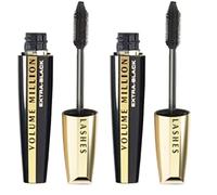 L'Oreal womens Mascara, Extra Black, 9 ml (Pack of 2)