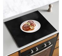 LOREC 60x52cm Black Large Induction Hob Protector Mat Silicone Induction Hob Cover Waterproof (Magnetic) Cooktop Scratch Protector Multifunctional Silicone Mats Heat Resistant Anti Slip BPA Free