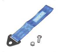 LoreenCar Racing Car Tow Rope, High Strength Tow Rope, Nylon Tow Ropes, Racing Car Front Rear Bumper Tow Hook (Blue-1)