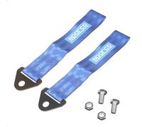 LoreenCar Racing Car Tow Rope, High Strength Tow Rope, Nylon Tow Ropes, Racing Car Front Rear Bumper Tow Hook (Blue-2)