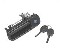 LoreenCar Tailgate Handle with Lock & 2 Keys for VW Golf IV 1J5, Polo 6N2, Caddy 2K, Lupo 6X1/6E1, Sharan 7M, Transporter T5, Rear Door Handle, Trunk Handlle, Boot Lock Catch 1J6827565A, 1J6827565B