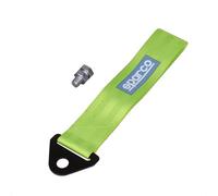 LoreenCar Universal Model Tow Rope Car Tow Loop Tow Hook High Strength Polyester Fibre Materials Trailer Rope for Front Rear Bumper Tow Hook (Green) (Green-1)