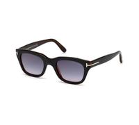 TOM FORD FT0237 SNOWDON 05B Man Sunglasses Acetate Black Grey Squared Normal Shaded