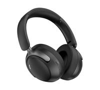 LORELEI Hybrid ANC Headphones, QC30 Wireless Over-Ear, 60H Playtime Bluetooth Mic, Deep Bass, Comfort Fit, Soft-Earpads, Fast Charging - Space Black