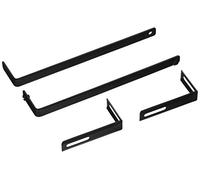 Lorell LLR80674 Metal Partition Hangers, Black