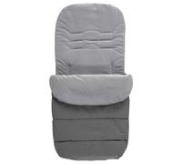 Lorelli Baby Footmuff for Prams, Winter Foot Muff 95 x 48 cm, Thermal Stroller Bag, Winter Universal Footmuff, Baby Foot Muff for Buggy (Grey)