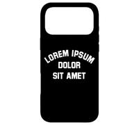 Lorem Ipsum Dolor Sit Amet Graphic Designer Web UX UI Funny Case for iPhone 17 Pro Max