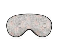 Lorem Ipsum Mathematical Formula Unisex Light-Blocking Eye Mask Sleep Mask Suitable for Naps at Home, in The Office, and on Airplanes