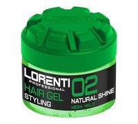 Lorenti Hair Styling Gel | Strong Hold, Edge Control Gum Effect Natural Shine 300ml (Green Natural Shine)