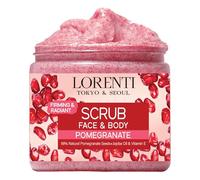 Lorenti Pomegranate Scrub 500 ML Face & Body | Firming & Radiant Supports Collagen Production Anti Aging and Wrinkle