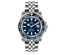 Lorenz Blue Edition Automatic 28196CC Men's Automatic Stainless Steel Watch Sub 100m, blue, Modern
