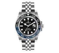 Lorenz Blue Edition Automatic 28196DD Men's Automatic Stainless Steel Watch Sub 100m, Black, Modern