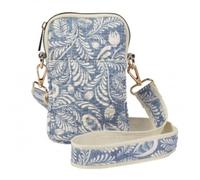 Lorenz Botanical Quilted Floral Crossbody Phone Bag