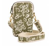 Lorenz Botanical Quilted Floral Crossbody Phone Bag