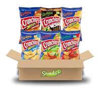 Lorenz Crunchips 130g Pick N Mix 4-Pack | Lorenz X-Cut Potato Snacks, Flavored Chips | Your Favorite Assorted Flavors | Brought to you by Serendib