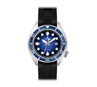 Lorenz Diver 26169BB Men's Quartz Watch with Rubber Strap Sub 100m, Black, Modern