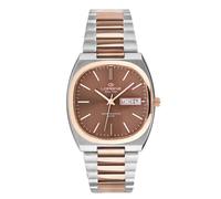 Lorenz Easy Time Retro 030271FF Classic Unisex Watch - Day-Date Watch with Steel Strap