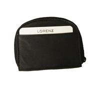 Lorenz Faux Leather Coin Purse Zip fastening with Outer Pocket BLACK