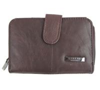 Lorenz Ladies Leather Purse/ Wallet Zip Around - Colours (Blood)