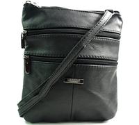 Lorenz Ladies Leather Shoulder Bag - Black
