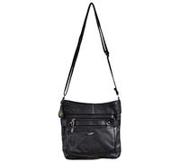 LORENZ LEATHER SHOULDER BAG (3749) (BLACK)
