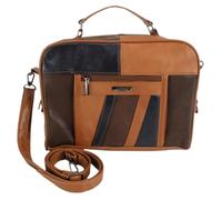 Lorenz Sheep Nappa Leather Patchwork Shoulder Bag - Multi