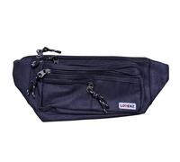 Lorenz Unisex Slimline 3 Zip Bumbag in Black LORENZ Black