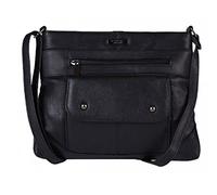Lorenz Unisex Soft Nappa Leather Cross Body Messenger Style Bag