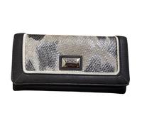 Lorenz Women's Snake Grain Purse in Black LORENZ Black One Size