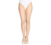 LORES Black Thin Tights Matt Semi Sheer Ladies Pantyhose with Pattern Office School Diamonds Sexy Patterned Outfit, Point Natural 1/2