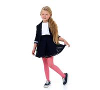 LORES Girl’s Fishnet Children Tights Fashionable Solid Colours Casual Comfortable Ballet Cosplay Halloween Costume Dance Kids Lace School Pantyhose, Coraillo 5/6 years (110-116 cm)