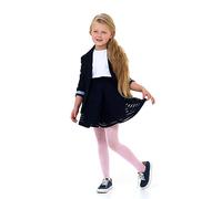 LORES Girl’s Fishnet Children Tights Fashionable Solid Colours Casual Comfortable Ballet Cosplay Halloween Costume Dance Kids Lace School Pantyhose, Rosa 11/12 years (146-152 cm)