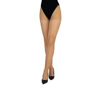 LORES Nude Womens Tights 20 Denier Classic Plain Semi-Sheer Full Stockings Natural Pantyhose Trocadero, Sahara XL