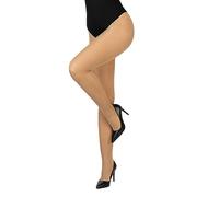 LORES Women’s Classic Matte Tights 40 DEN Semi Sheer Thigh for Ladies Invisible Panty Part Elegant & Evening Style Concorde40, Visone S
