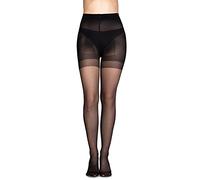 LORES Womens Push up Tights Brazil Effect Control Butt lifting Pantyhose Legs Slimming, Nero S
