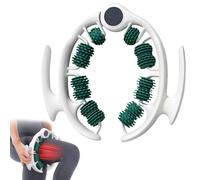 LORESJOY Manual Anti-Cellulite Massager with Detachable Massage Heads, 360° Cellulite Legs and Glutee Anti-Cellulite Massage Roller for Calves Leg Arms Relieve Muscle Pain (Green)
