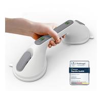 LORESJOY Max 120 kg Shower Handle, No Drilling, Old Handle with Suction Cup, Bath Handle without Drilling, Shower Handle with Suction Cup, Suction Handle, Bathroom, Grab Handles for Seniors