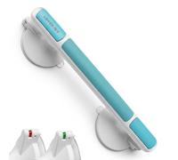 LORESJOY Suction Bathroom Grab Rails, Suction Shower Handle with Indicator