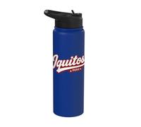 Loreto Iquitos Peru Jungle Travel Retro Vintage Adventure Stainless Steel Insulated Water Bottle